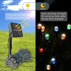 Outdoor solar light - LED garland - waterproof - 22 mSolar lighting