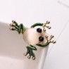 Green frog broochBrooches