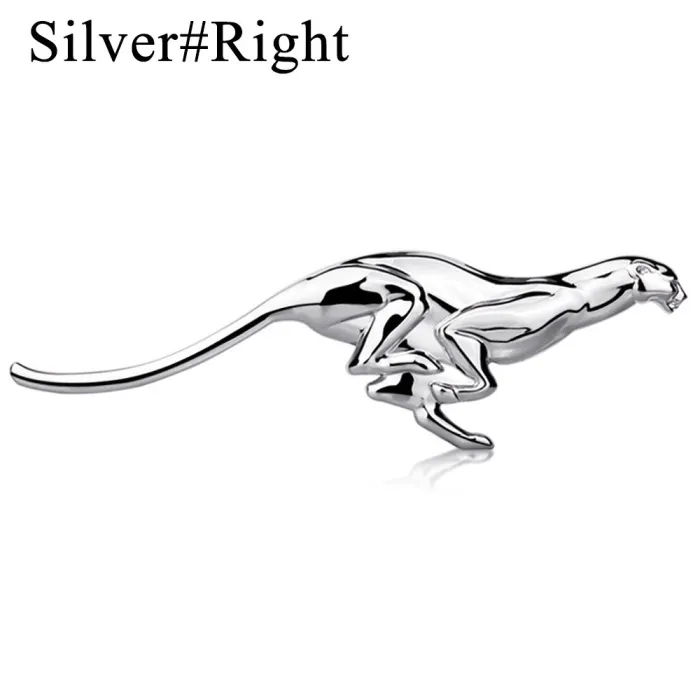 Metal leopard - emblem - car stickerStickers