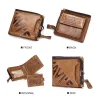 Vintage leather wallet - card / coin holder - large capacityWallets