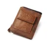Vintage leather wallet - card / coin holder - large capacityWallets