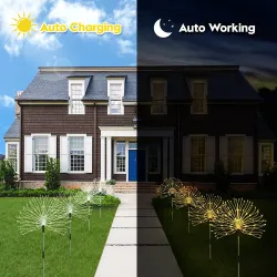 LED fireworks - solar garden lamp - waterproofSolar lighting