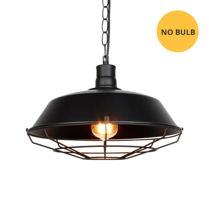 Vintage ceiling lamp - with metal shade - 110 - 220V - E27Ceiling lights