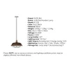 Vintage ceiling lamp - with metal shade - 110 - 220V - E27Ceiling lights
