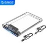 ORICO - 2.5inch - transparent HDD case - with cable - SATA to USB3.0HDD case