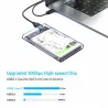 ORICO - 2.5inch - transparent HDD case - with cable - SATA to USB3.0HDD case