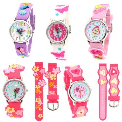 Kids Quartz watch - decorative silicone strapWatches