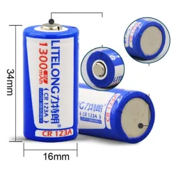 Original battery - CR123A - 1300mah - 3VBattery