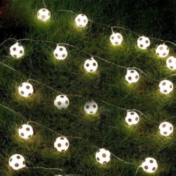 LED string garland - with footballs - USB poweredValentine's day