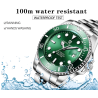 Pagani Design - automatic stainless steel watch - waterproof - greenWatches