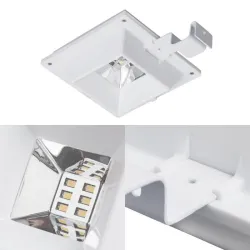 Solar outdoor lamp - PIR motion sensor - waterproof - 6 LEDSolar lighting