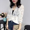 Long sleeve lace jacket - with a zipperJackets