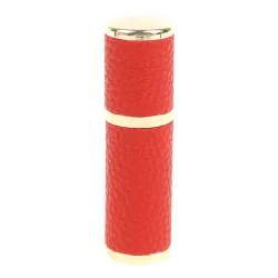 Leather perfume bottle - empty metal container - 5mlPerfumes