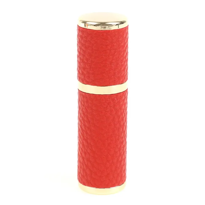 Leather perfume bottle - empty metal container - 5mlPerfumes