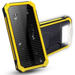 Solar power bank - battery charger - dual USB - waterproof - 20000mAhPower Banks
