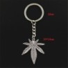 Metal keychain with maple leaf pendantKeyrings