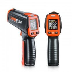Digital infrared thermometer - non contact handheld gun laser with LCD displayMeasurement