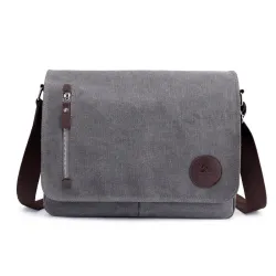 Rectangular shoulder canvas bagBags