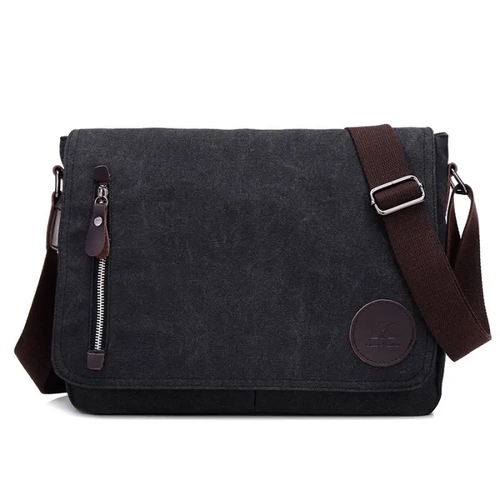Rectangular shoulder canvas bagBags