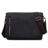 Rectangular shoulder canvas bagBags