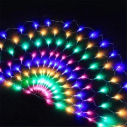 Colorful peacock net - string LED lights - 3 MChristmas