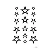 Black temporary tattoo - waterproof stickerStickers