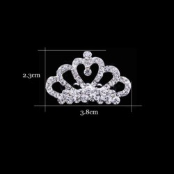 Crystal crown tiara - hair clipHair clips