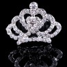 Crystal crown tiara - hair clipHair clips