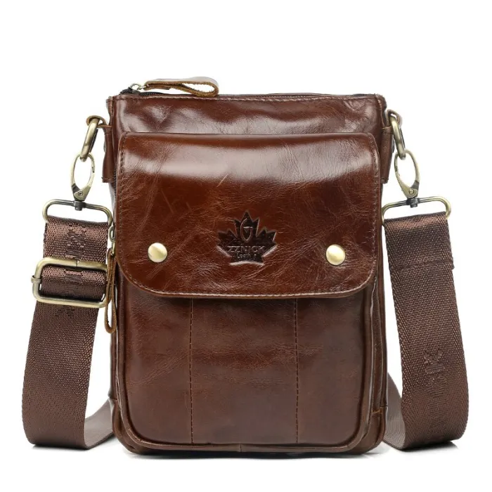 Luxurious shoulder bag - flap design - genuine leatherBags