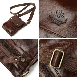 Luxurious shoulder bag - flap design - genuine leatherBags
