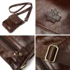 Luxurious shoulder bag - flap design - genuine leatherBags