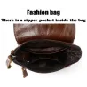 Luxurious shoulder bag - flap design - genuine leatherBags