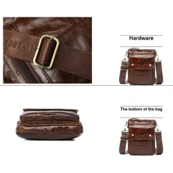 Luxurious shoulder bag - flap design - genuine leatherBags