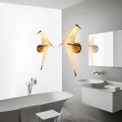 LED wall lamp - origami paper bird designWall lights