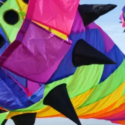 3.5M Drie-Dimensionale Rotatie Grote Software Kite Hanger Outdoor Makkelijk Te Vliegen Software Regenboog Dynamische Rotatie ...