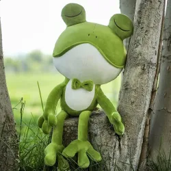 Cute sleepy frog - plush toy - 37-50cmCuddly toys