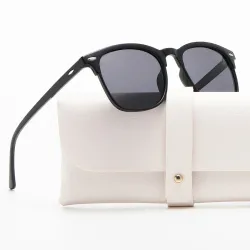 Polarized sunglasses for women and men, black square frame, uv400 outdoor eyewearSunglasses