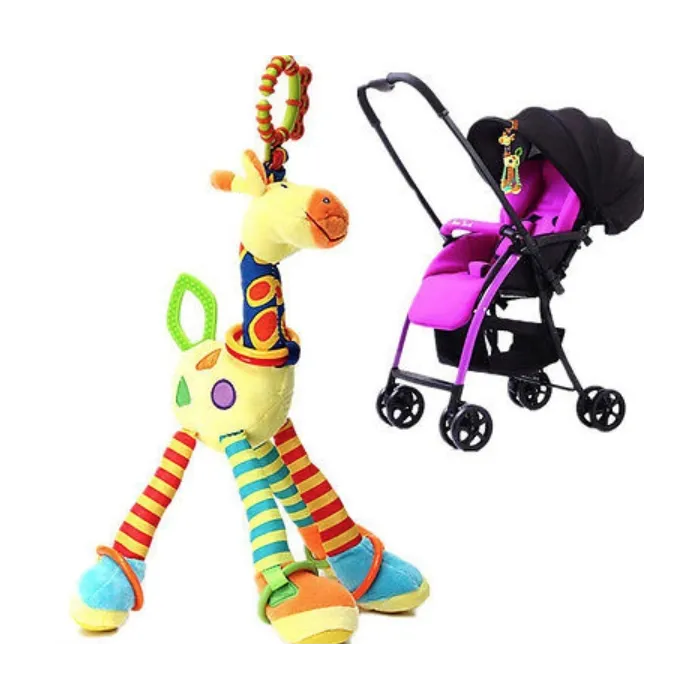 Soft Giraffe Animal Toy Baby Pram Bed HangerBaby & Kids