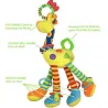 Soft Giraffe Animal Toy Baby Pram Bed HangerBaby & Kids