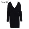 Sexy Cross Knitting Sweater PulloverHoodies & Jumpers