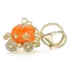 Crystal pumpkin - carriage - keychainKeyrings