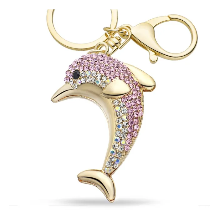 Crystal dolphin - keyringKeyrings