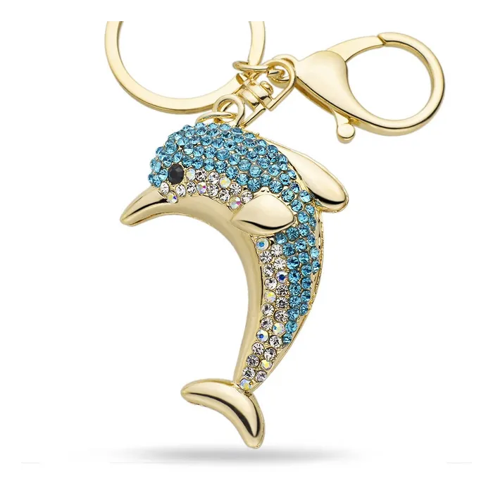 Crystal dolphin - keyringKeyrings