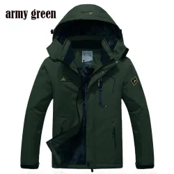 Water Resistant Windproof Thick Hooded Winter JacketJackets