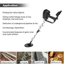 MD-4030 Adjustable Professional Underground Metal DetectorElectronics & Tools
