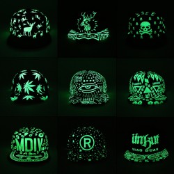 Fluorescent Glow In The Dark Baseball Cap UnisexHats & Caps