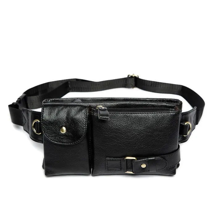 Genuine leather waist belt bagBags