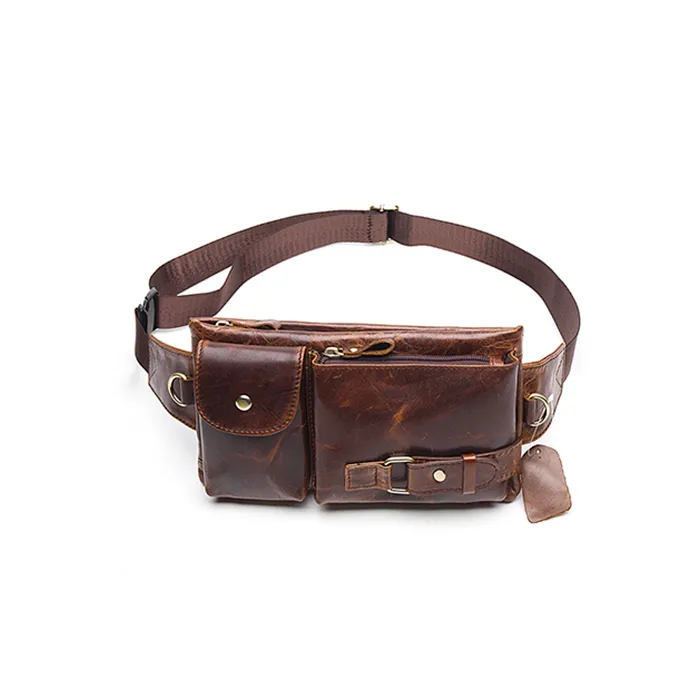 Genuine leather waist belt bagBags