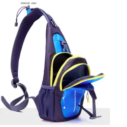 Waterproof nylon chest shoulder bag backpack unisexBags