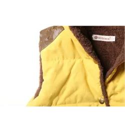 Slim-design warm jacket hooded vest bodywarmer cottonJackets